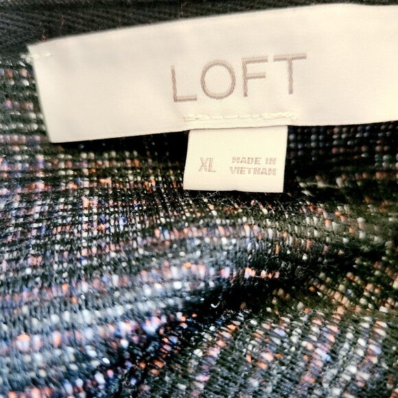 Loft Outlet Womens XL Sweaters Lot of 2 Boat Neck Purple Soft Cozy Knit - Picture 14 of 16